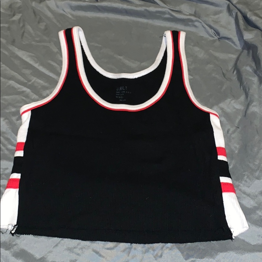 Brandy Melville raw cut tank top